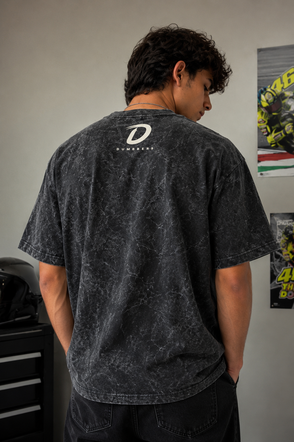 Apex 46 // Dumbbers Acid wash oversized T-shirt