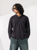 Dumbbers Henley Charcoal Black
