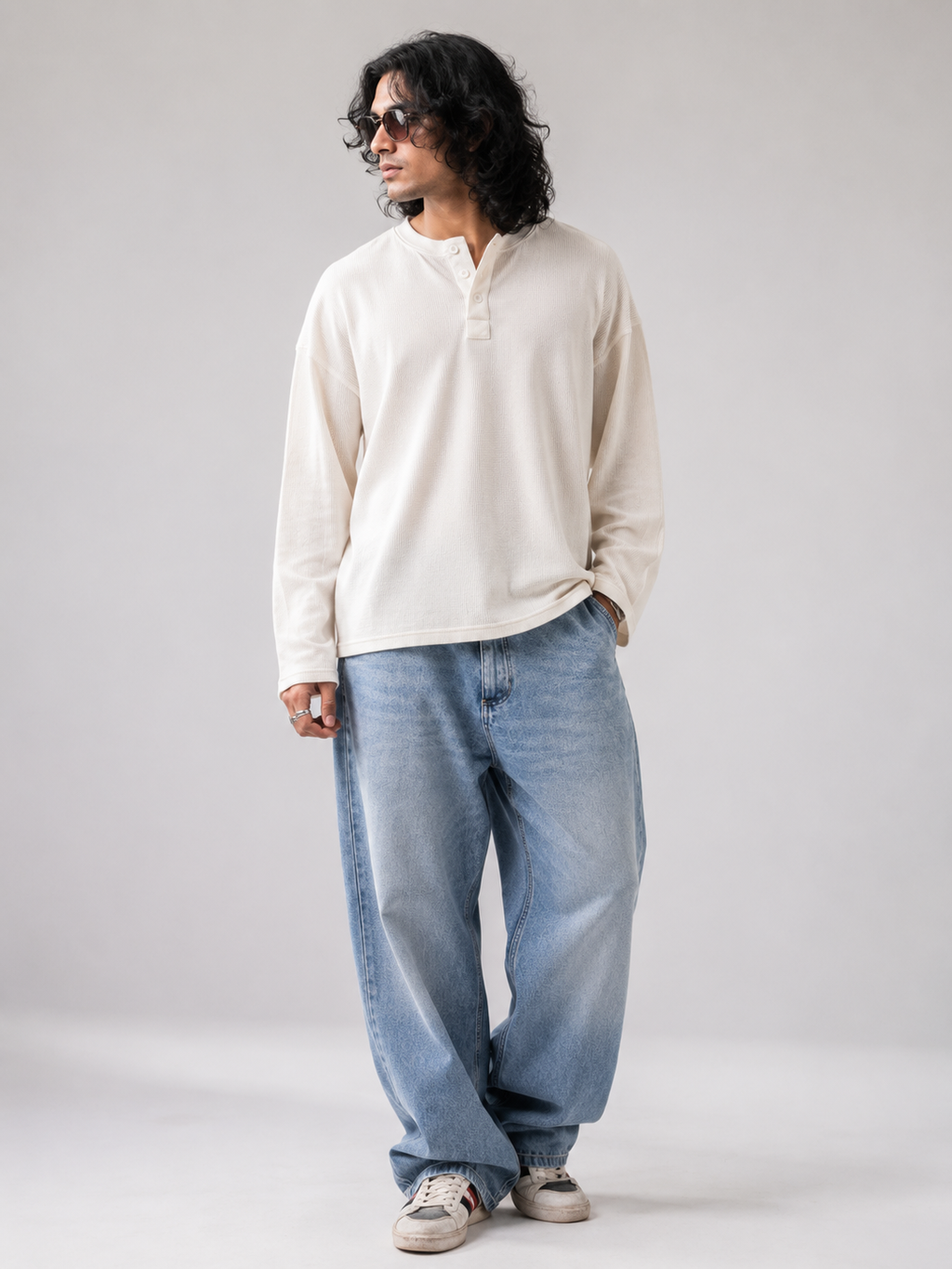 Dumbbers Henley OFF WHITE