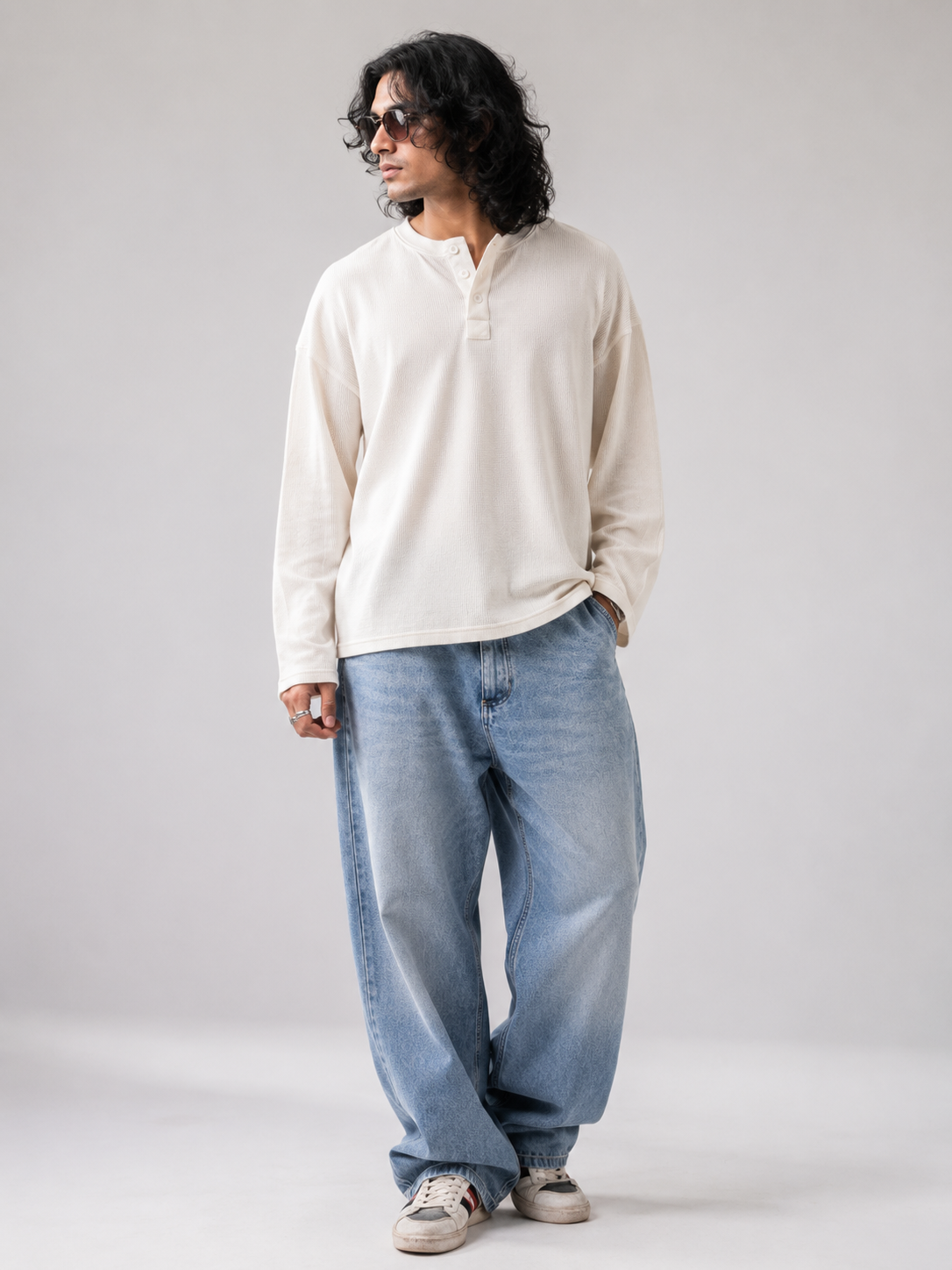 Dumbbers Henley OFF WHITE