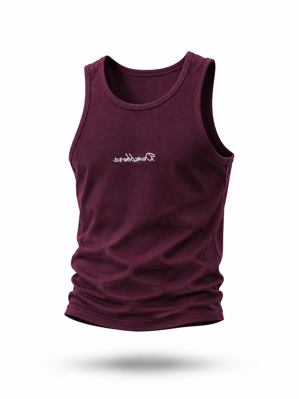 Dumbbers Ribbed Vest PLUM.