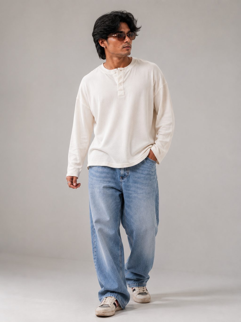 Dumbbers Henley OFF WHITE