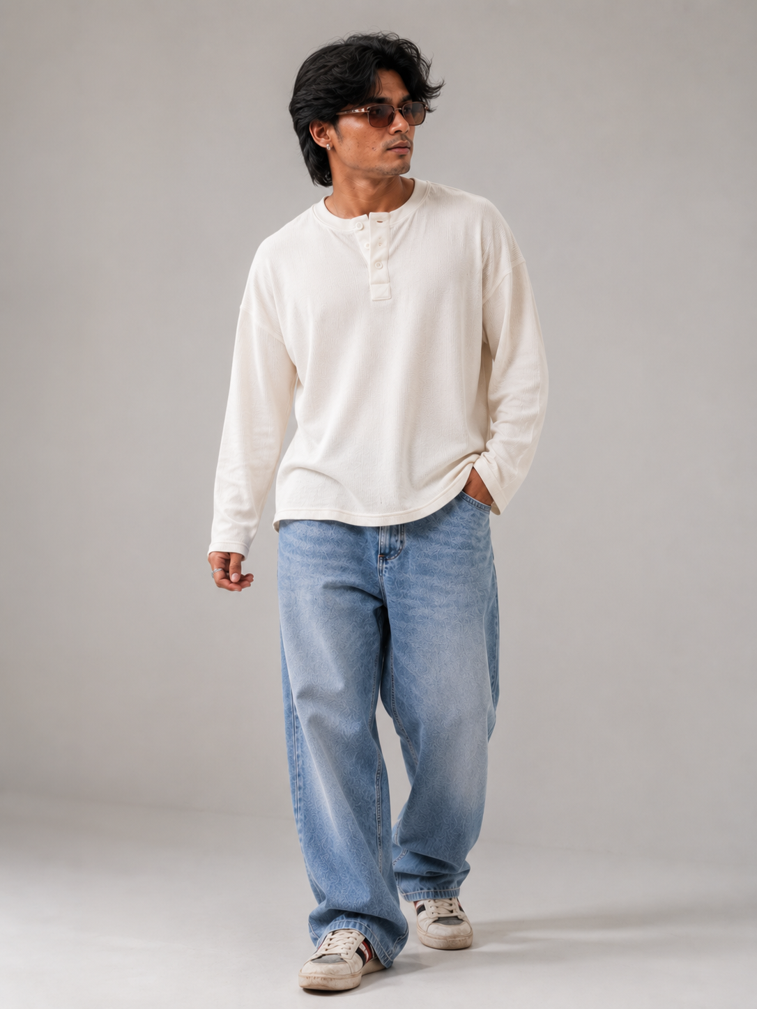 Dumbbers Henley OFF WHITE