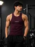 Dumbbers Ribbed Vest PLUM.