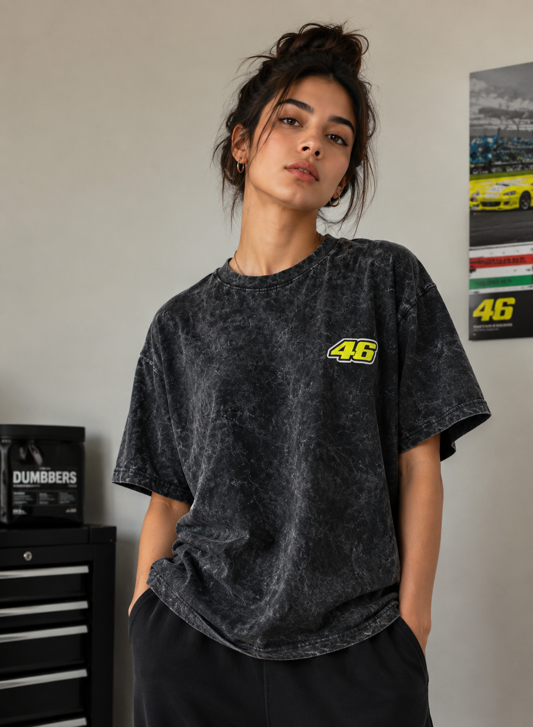 Apex 46 Acid Wash Oversized T-Shirt