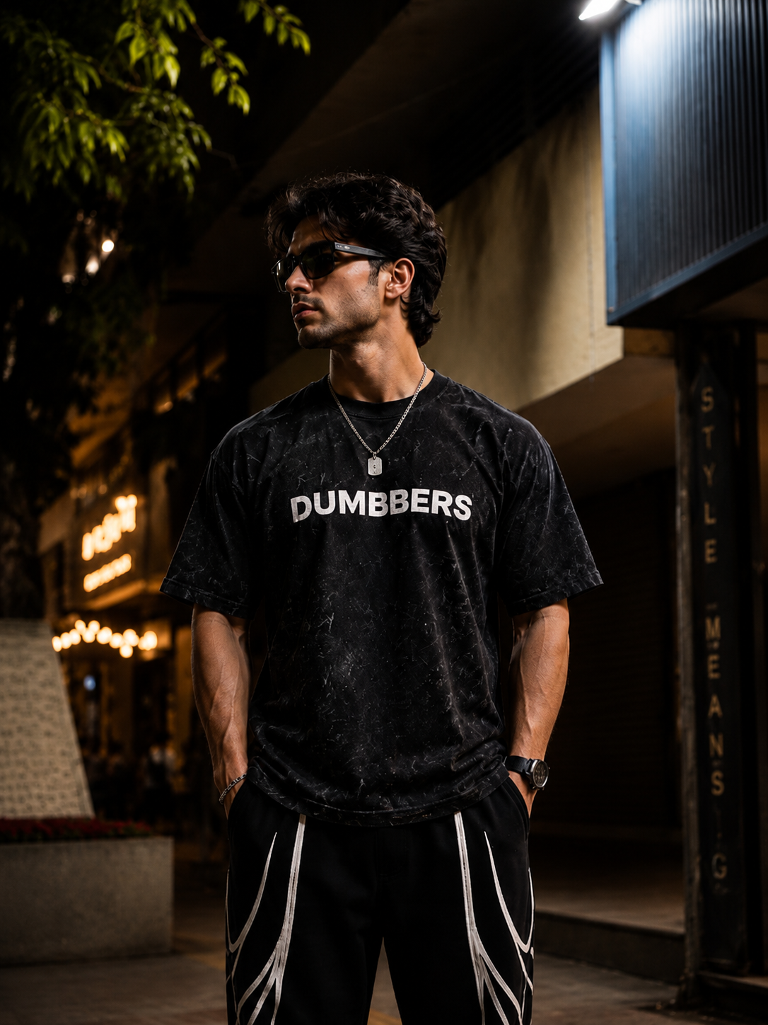 Depression Ashmark Acid Wash T-Shirt - Black