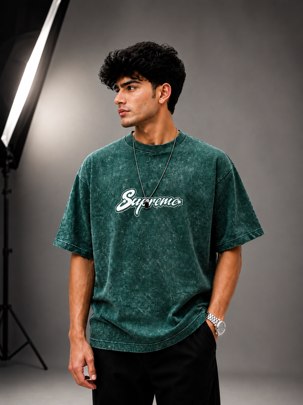 Supreme Acid Wash - Dumbbers Moss Fade
