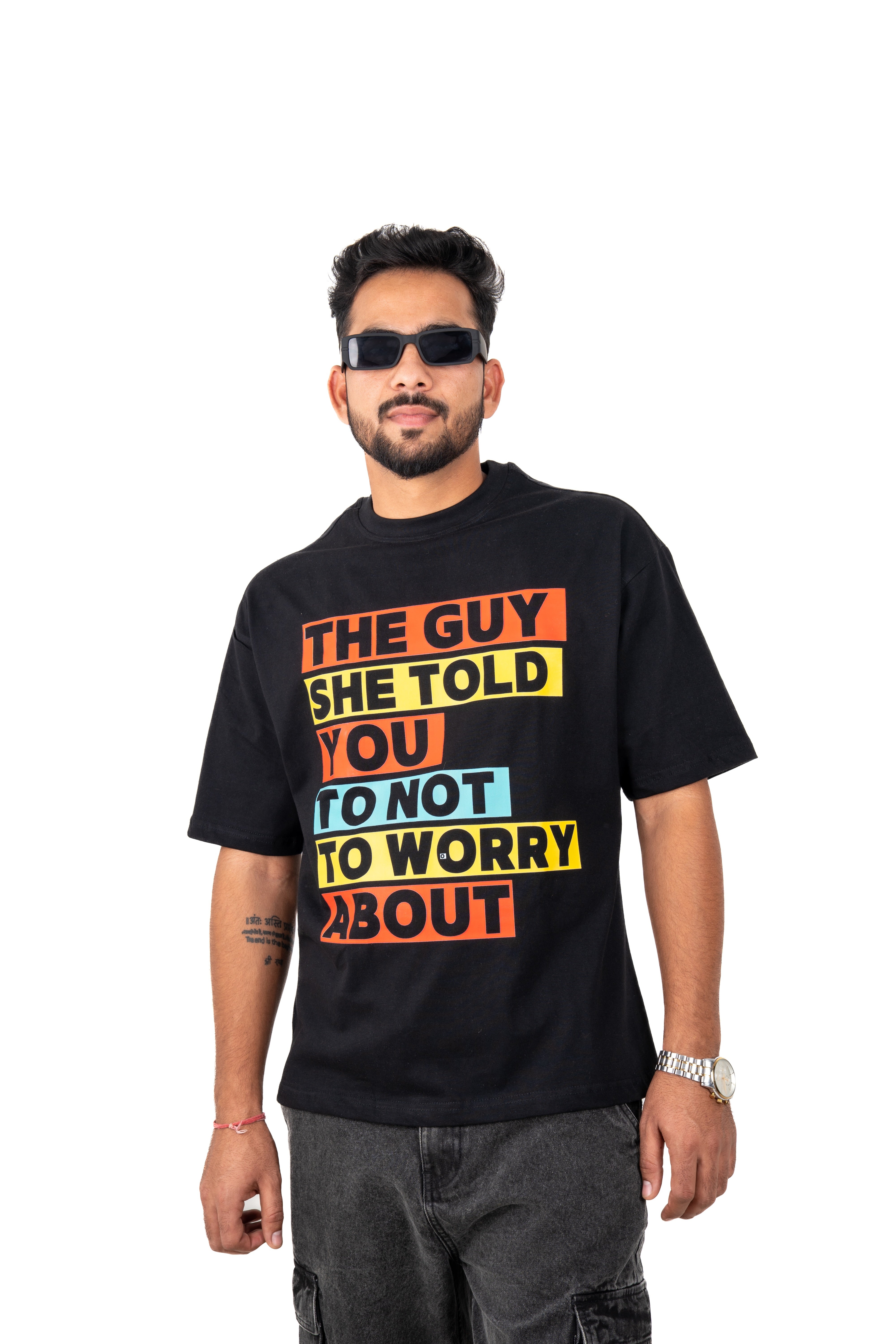 100% Cotton Oversized High Quality T-Shirt // Black
