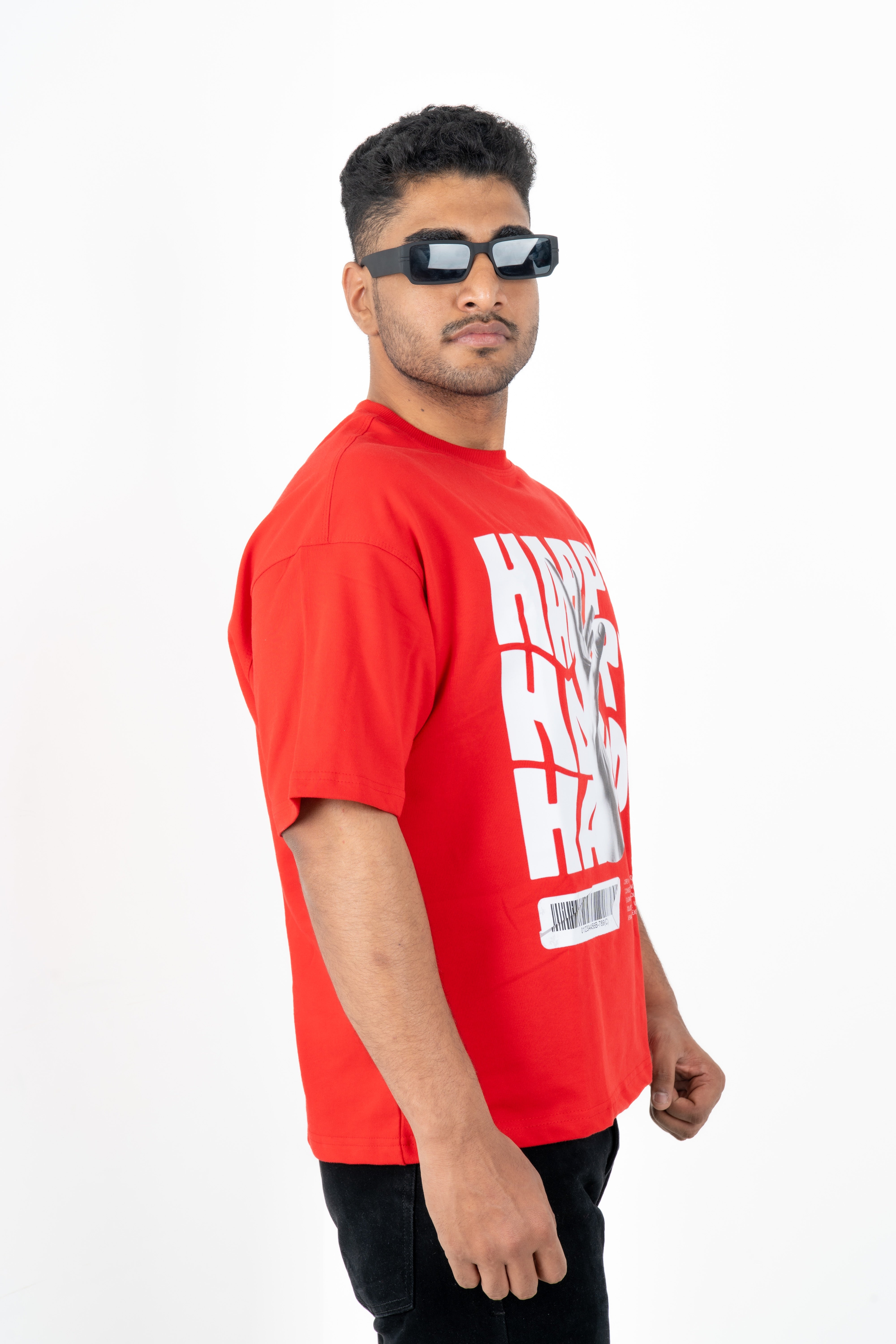 Dumbbers Original 100% Cotton Oversized T-Shirt // Red