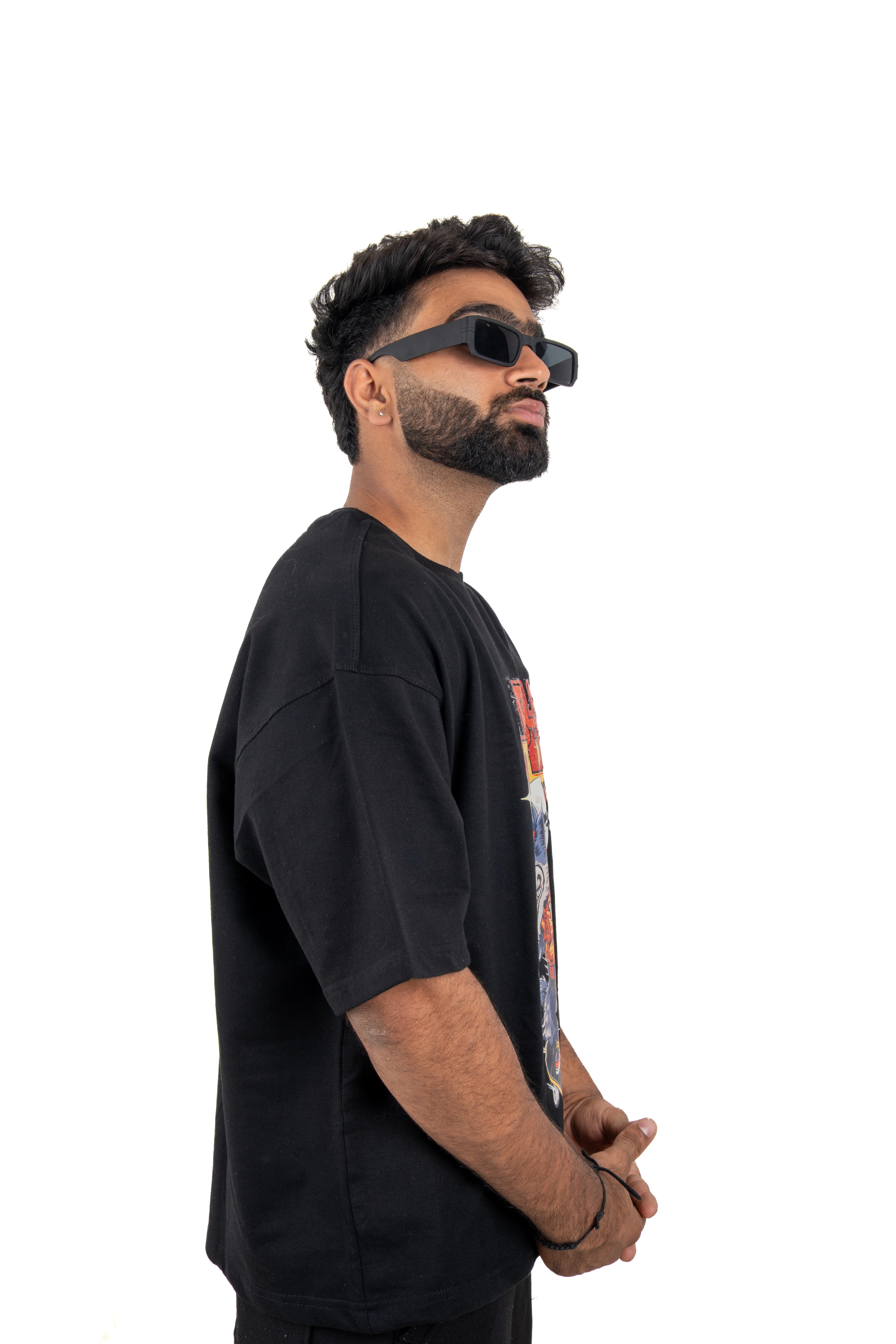 Dumbbers Original Black Premium Oversized T Shirt With Funny Graphic // Black